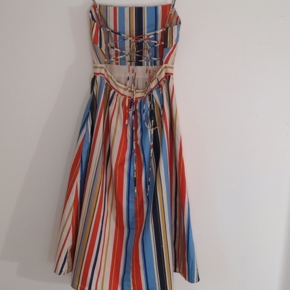 ASTR The Label Striped Multi Color Apron Dress - Picture 9 of 11